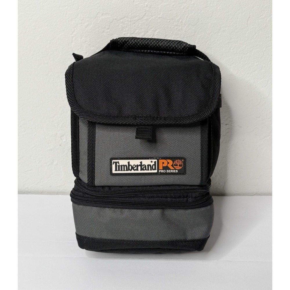 Timberland Pro Series‎ Lunch Box Black Gray Food Work Utility Pockets Drinks New